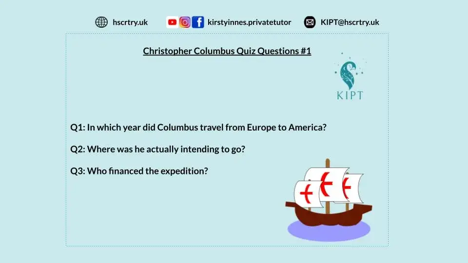 Columbus questions 1